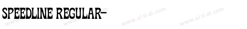 Speedline Regular字体转换 Speedline Regular字体转换